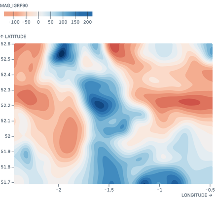 Interpolated contour Interpolated contour